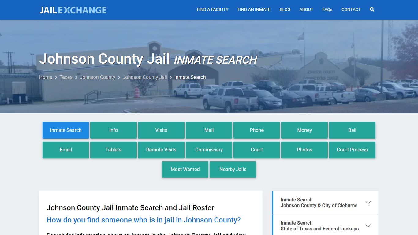 Inmate Search: Roster & Mugshots - Johnson County Jail, TX - Jail Exchange
