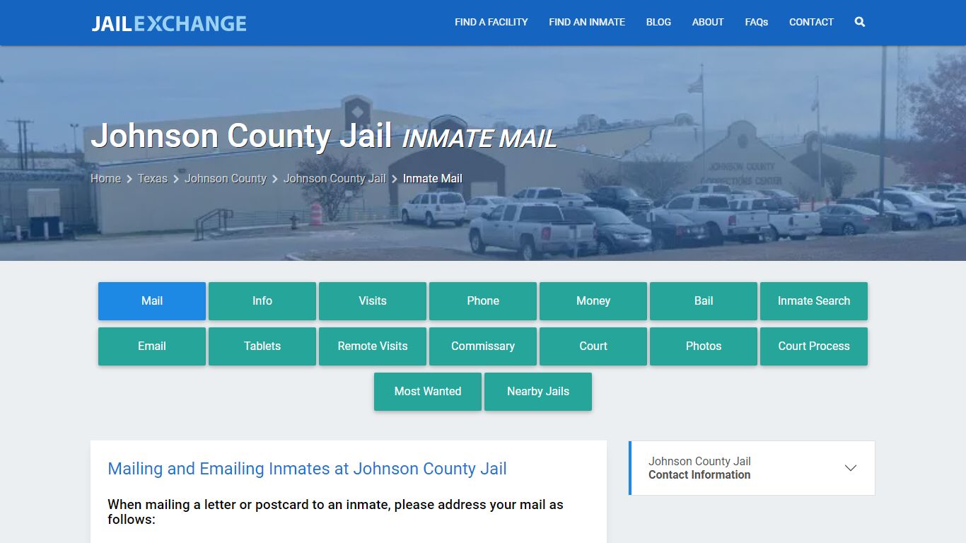 Johnson County Jail Inmate Mail - Jail Exchange